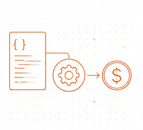 Illustration of turning JSON usage into dollar cost